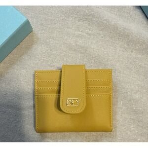 PFY  Perfect For you  mustard yellow Small Wallet with card holder, zipper‎ new